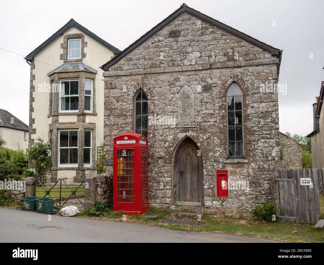 BELSTONE, DEVON, ENGLAND JUNE 27 2023. The former Telegraph Office at