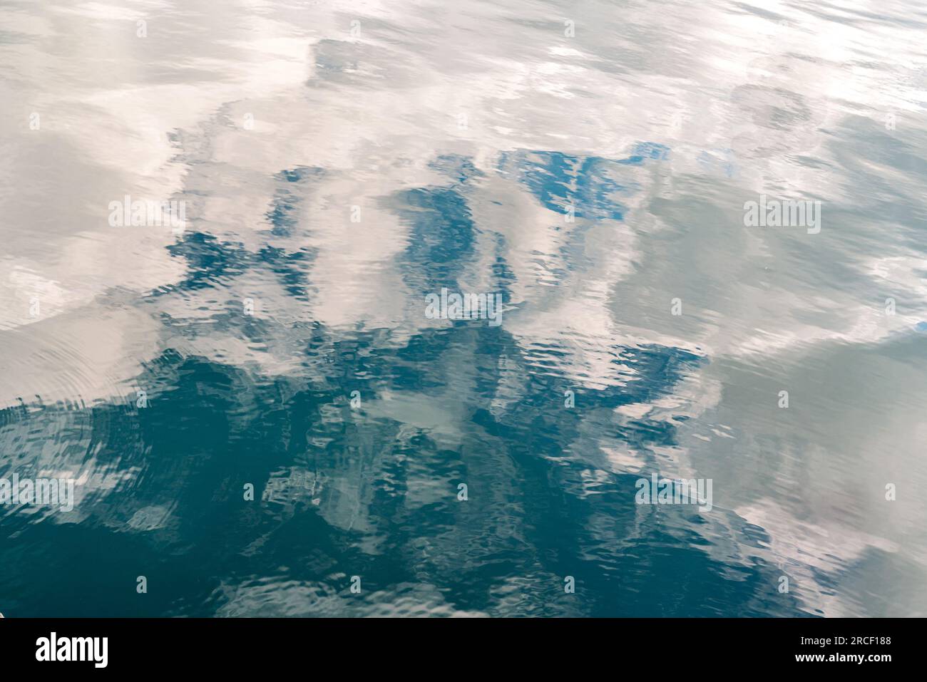 Images of colorful abstract water reflections made by Mary catherine Messner of mcmessner.com. Stock Photo