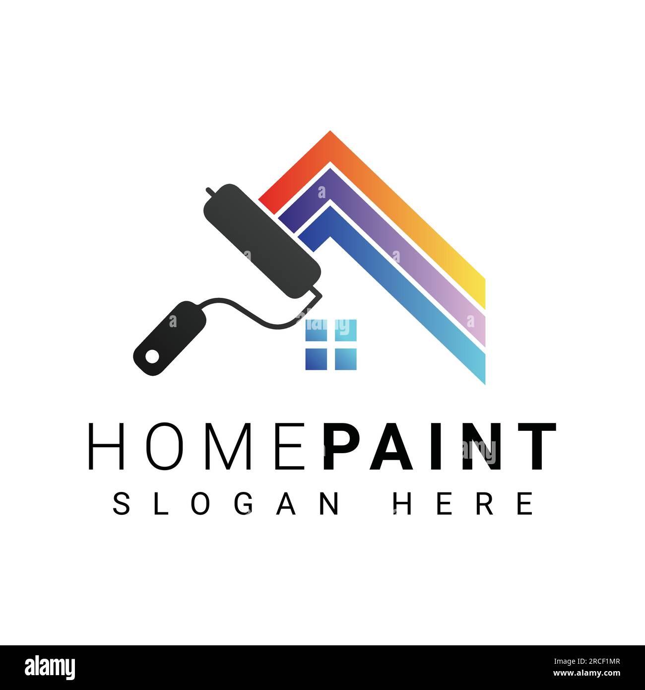 Home Paint Service Logo Design Color Brush Logotype Stock Vector Image home-paint-service-logo-design-color-brush-logotype-stock-vector-image