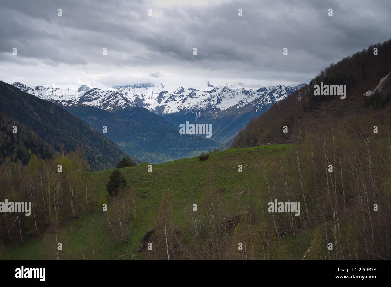 Landscape photography of the Artiga de Lin in the Vall d´Aran, Pyrenees /fotografia del paisaje de la Artiga de Lin en el Vall d´Aran, Pirineos. Stock Photo
