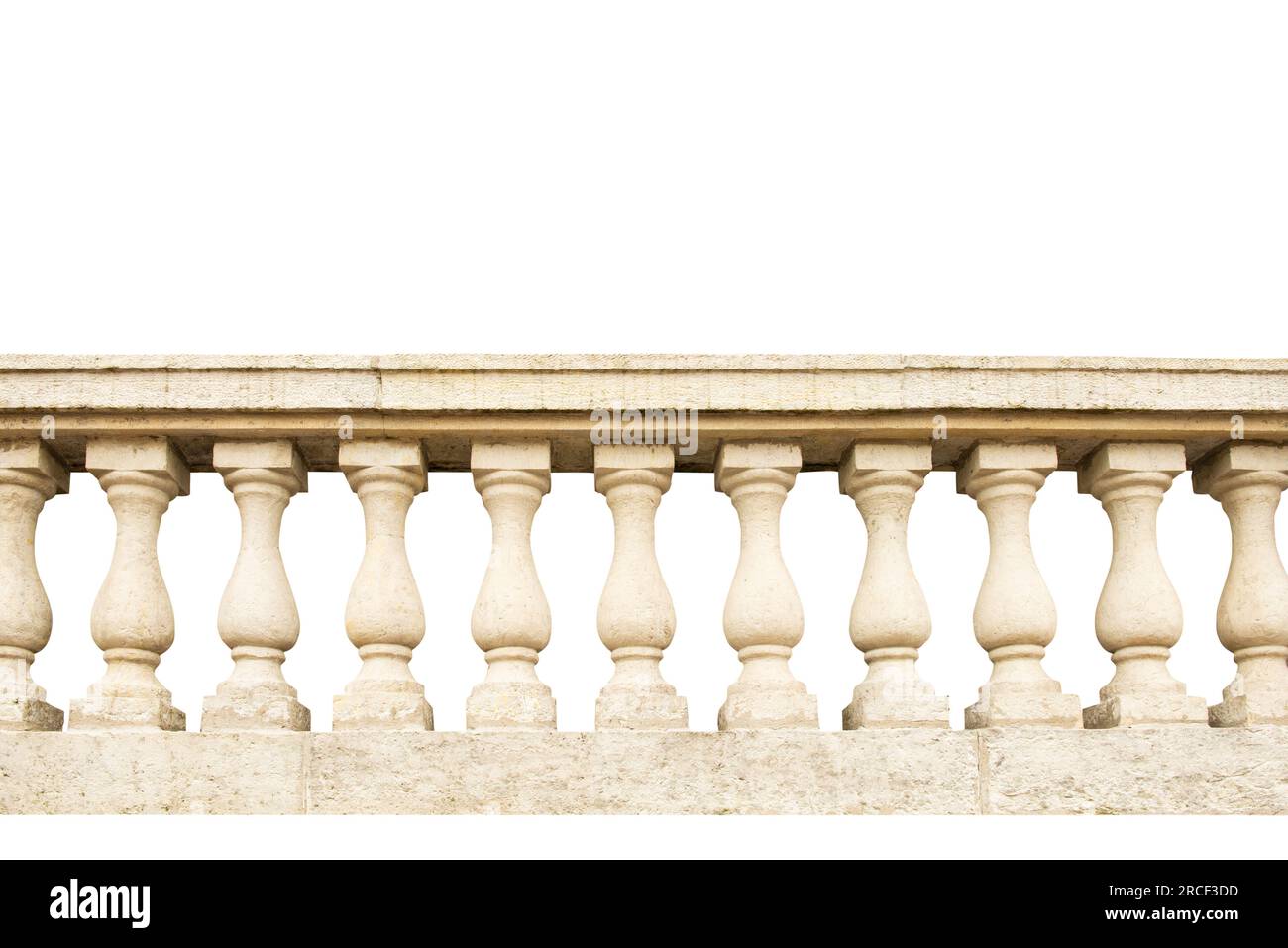 stone railing isolated on white background Stock Photo - Alamy