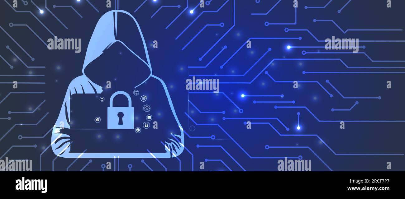Anonymous hooded man standing Stock Vector Images - Alamy