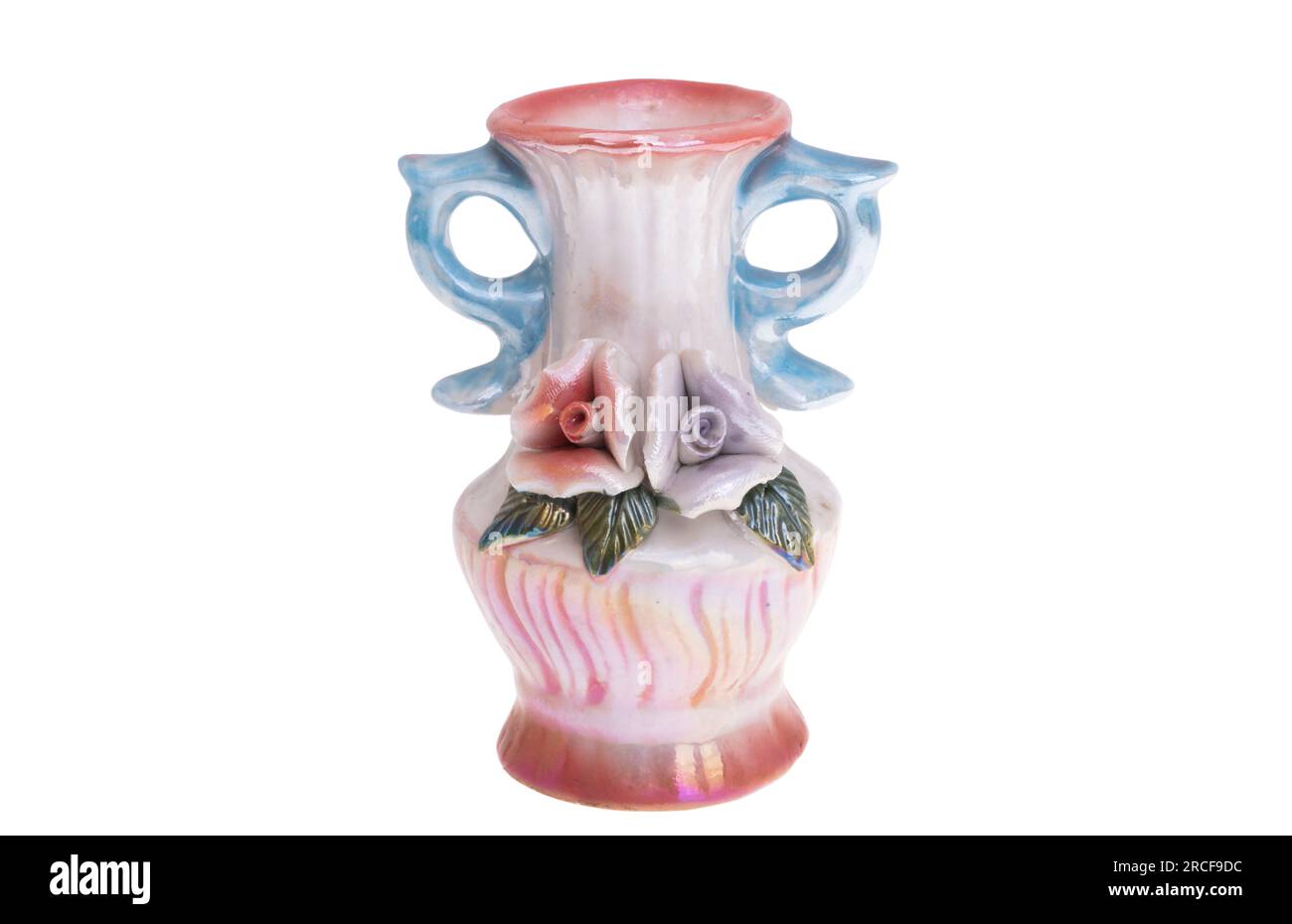 flower vase isolated on white background Stock Photo - Alamy