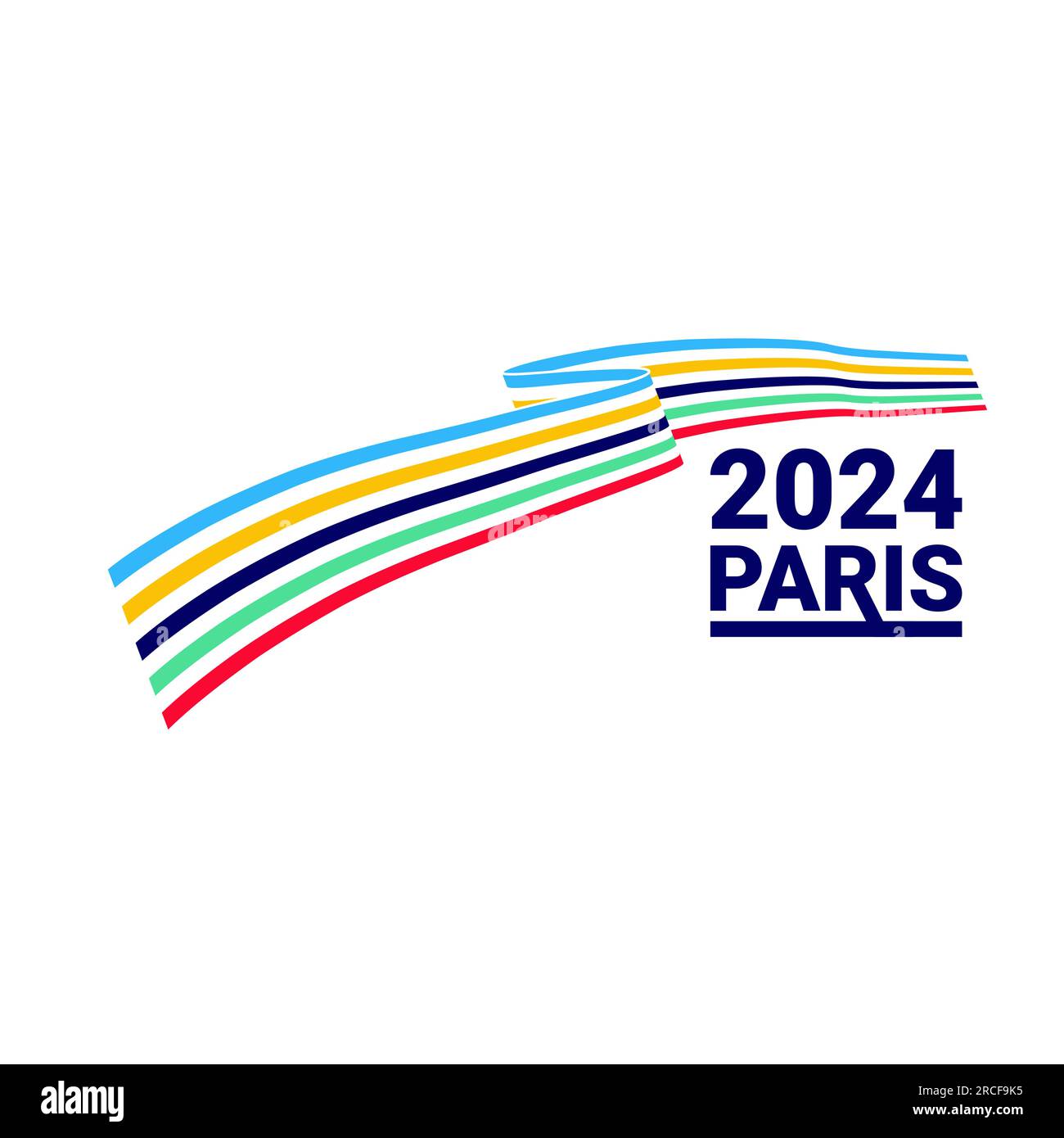 Paris 2025 Olympics. Logo for the Olympics Stock Vector Image & Art Alamy