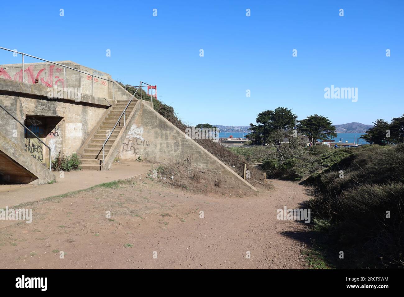 Photo of Battery Boutelle at Presidio in San Francisco Stock Photo Alamy