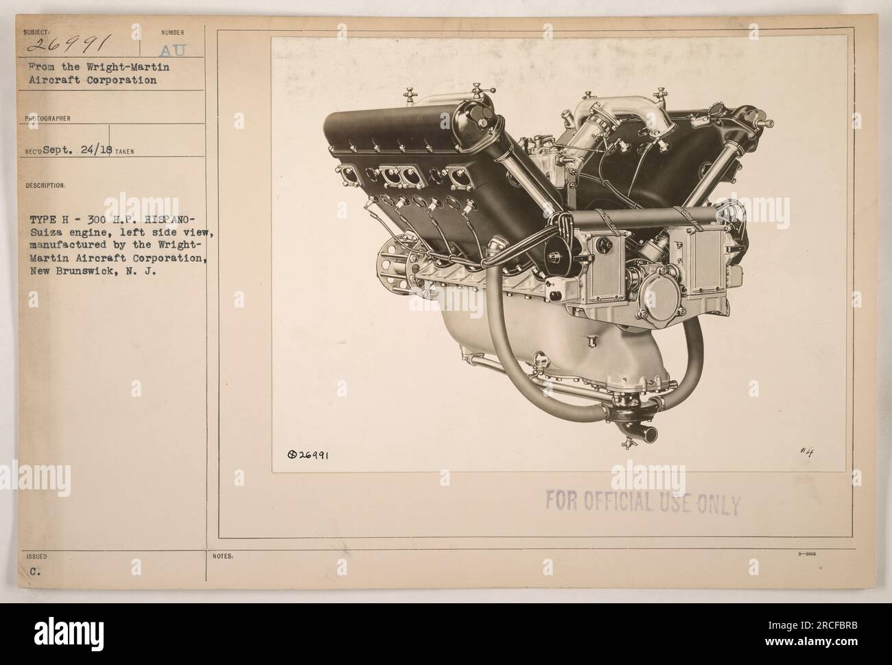 Photo Ancienne Aviation 14-18 - Hispano Suiza - Pilotes Et Mécaniciens WW1