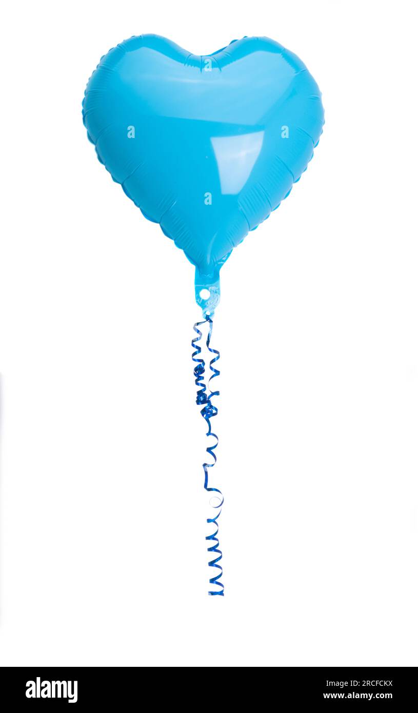 balloon heart isolated on white background Stock Photo - Alamy