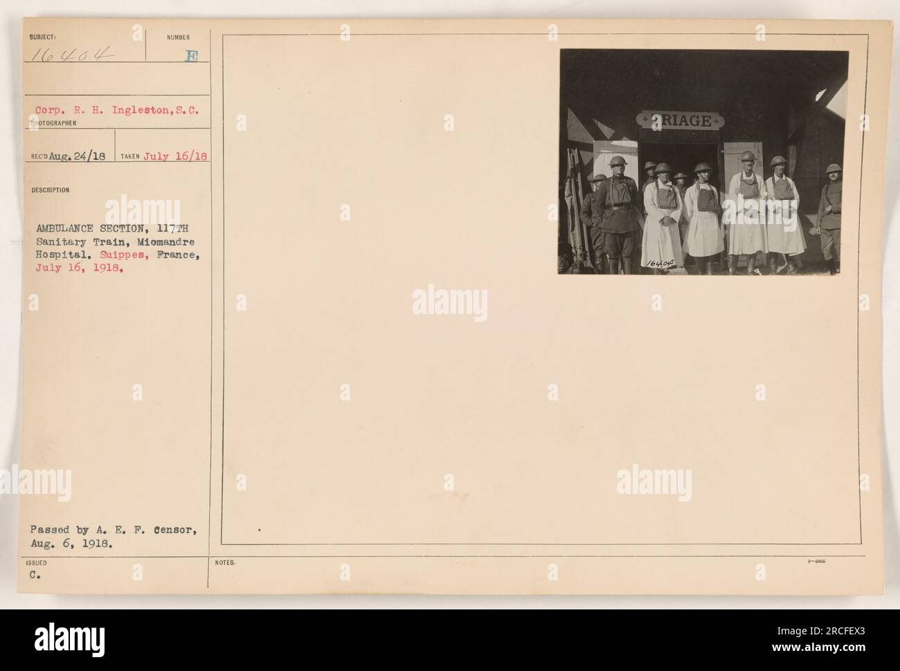 117th field hospital hi-res stock photography and images - Alamy