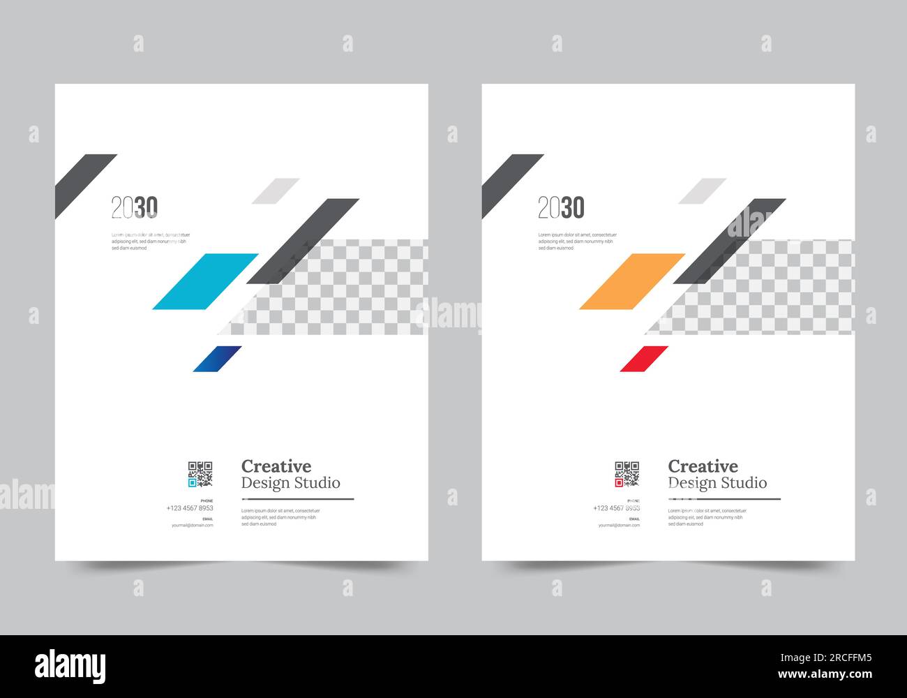 Cover template flyer design vector background. Stock Vector