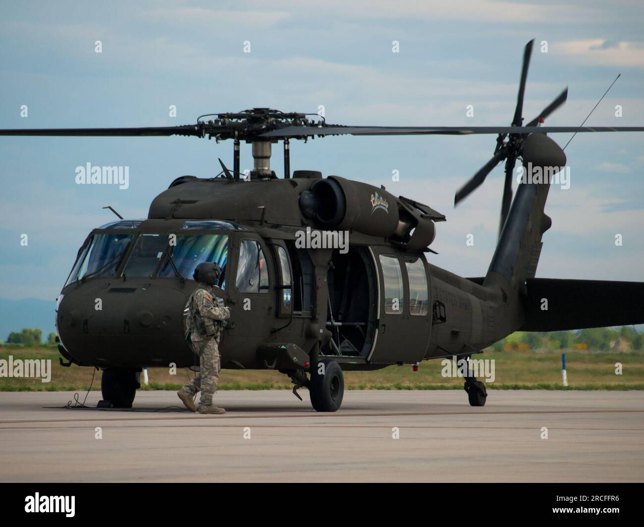 Black Hawk Helicopter Stock Photo - Alamy