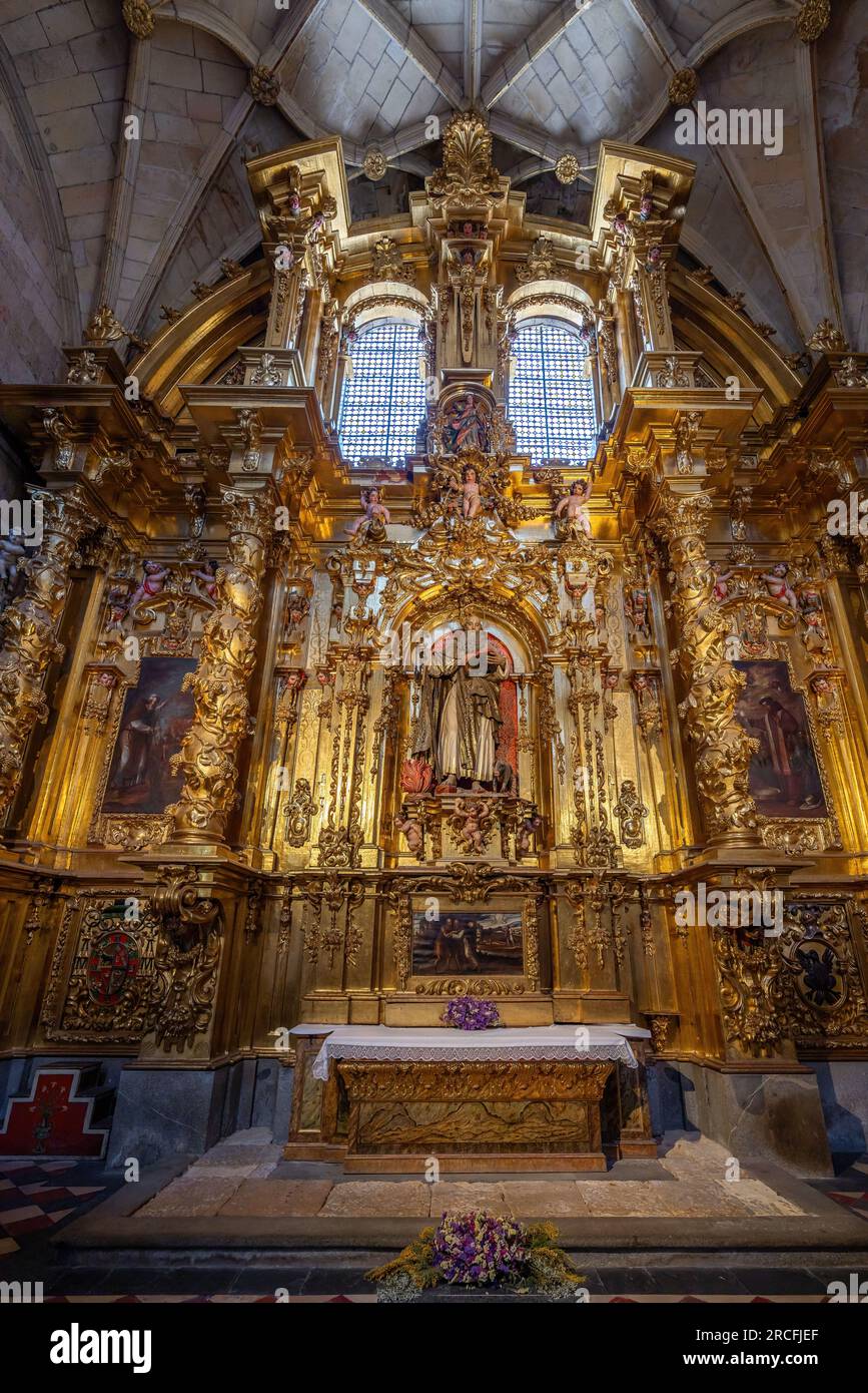 Chapel of San Anton at Segovia Cathedral - Segovia, Spain Stock Photo