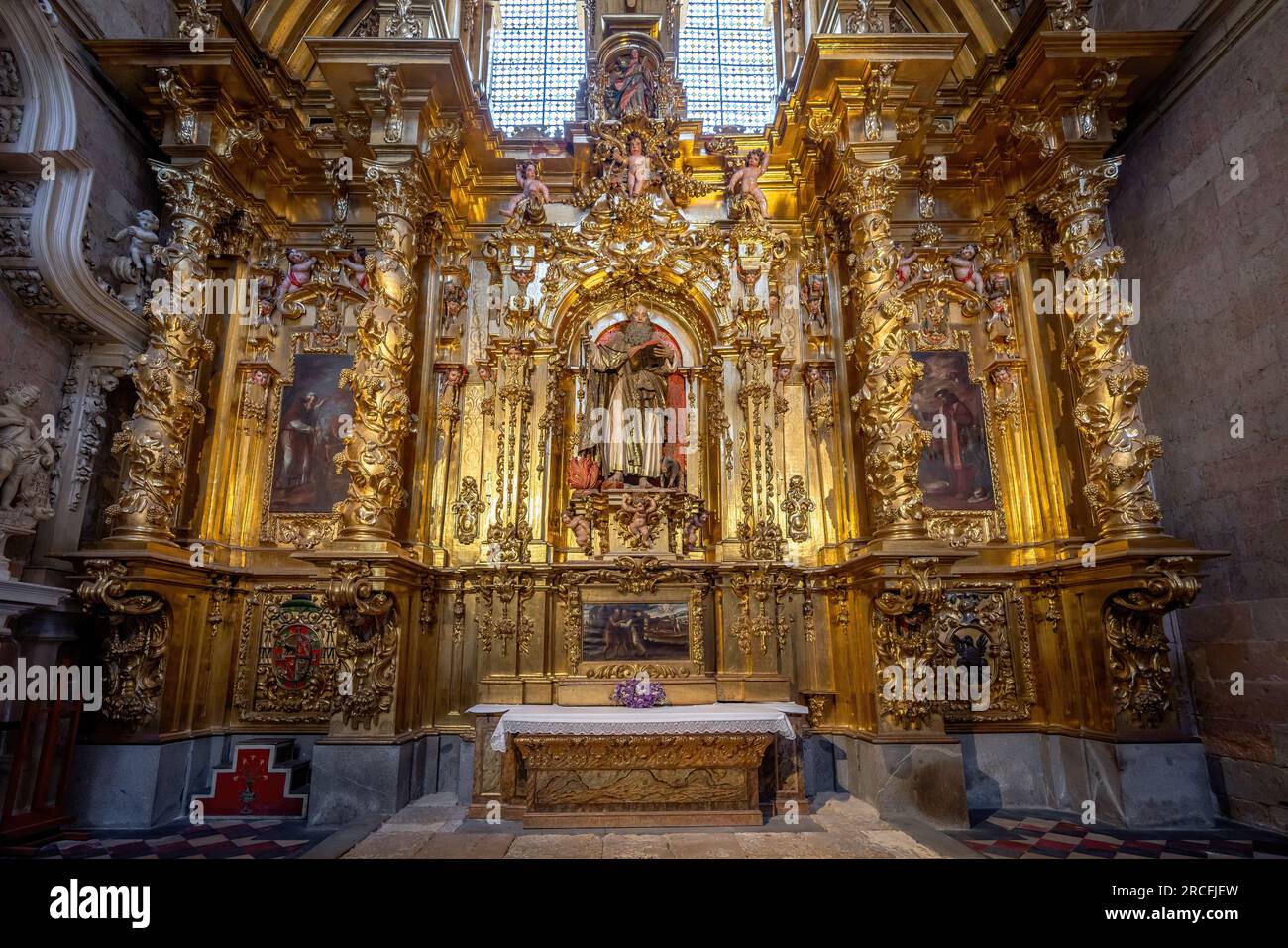 Chapel of San Anton at Segovia Cathedral - Segovia, Spain Stock Photo