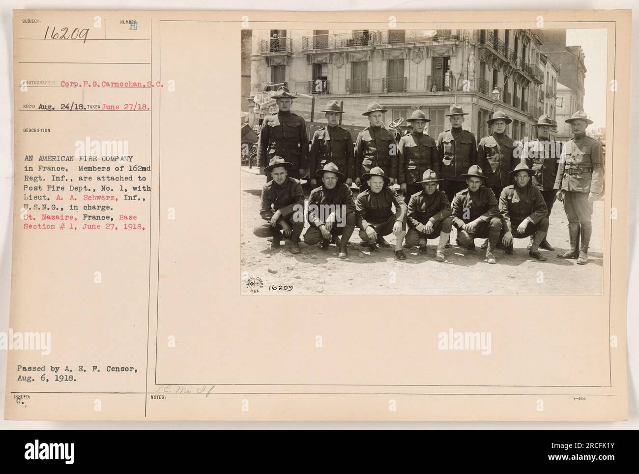 162nd regt inf hi-res stock photography and images - Alamy