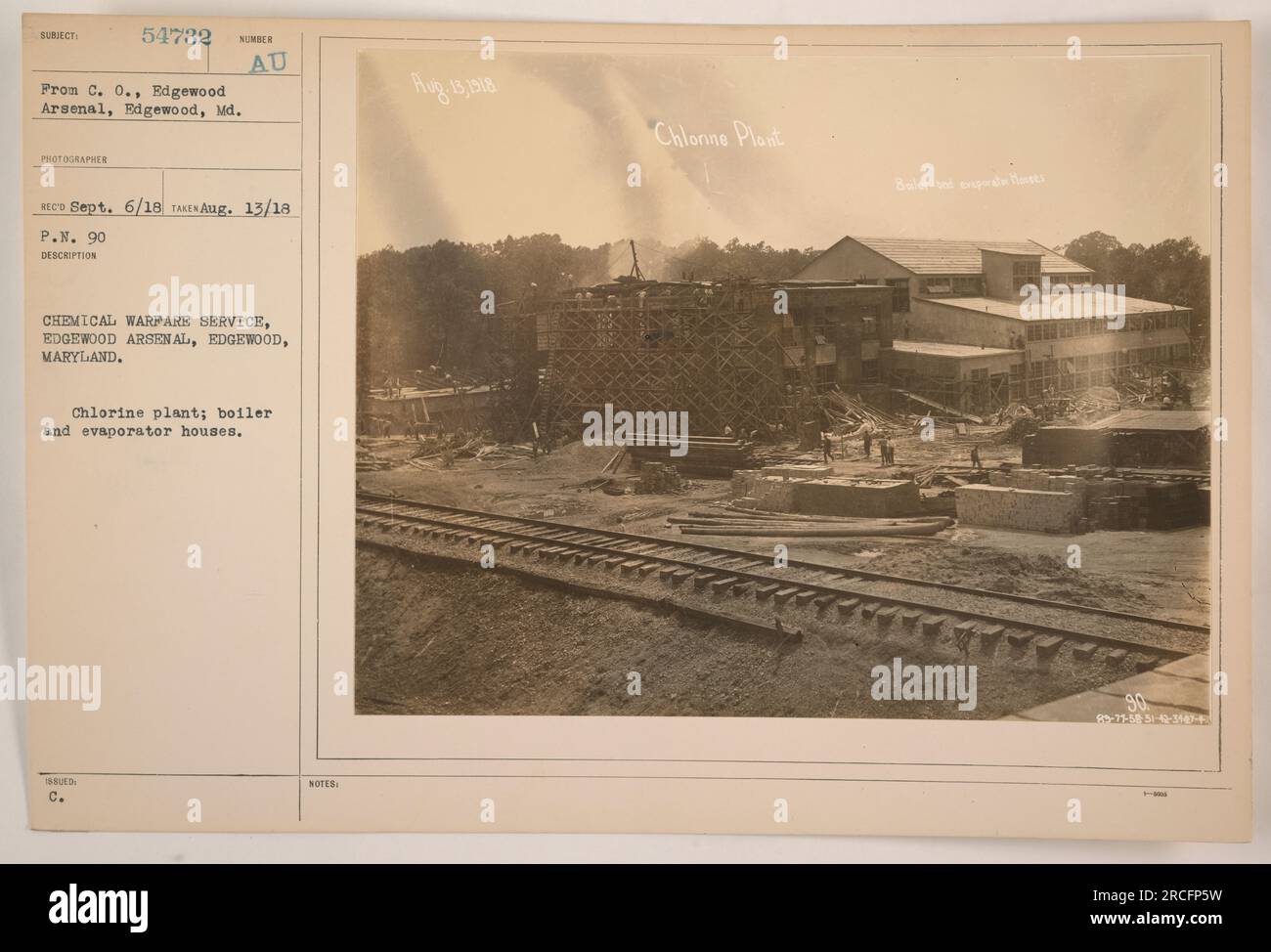 Chemical Warfare Service, Edgewood Arsenal, Edgewood, Maryland This