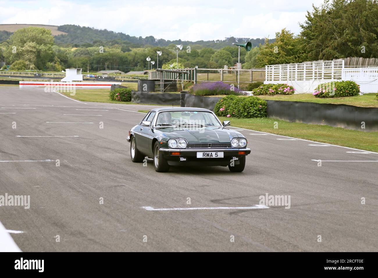 Jaguar XJS 3.6 Coupé (1988), Mike Hawthorn Memorial Track Day, Goodwood, Sussex, England, Great Britain, UK, Europe Stock Photo