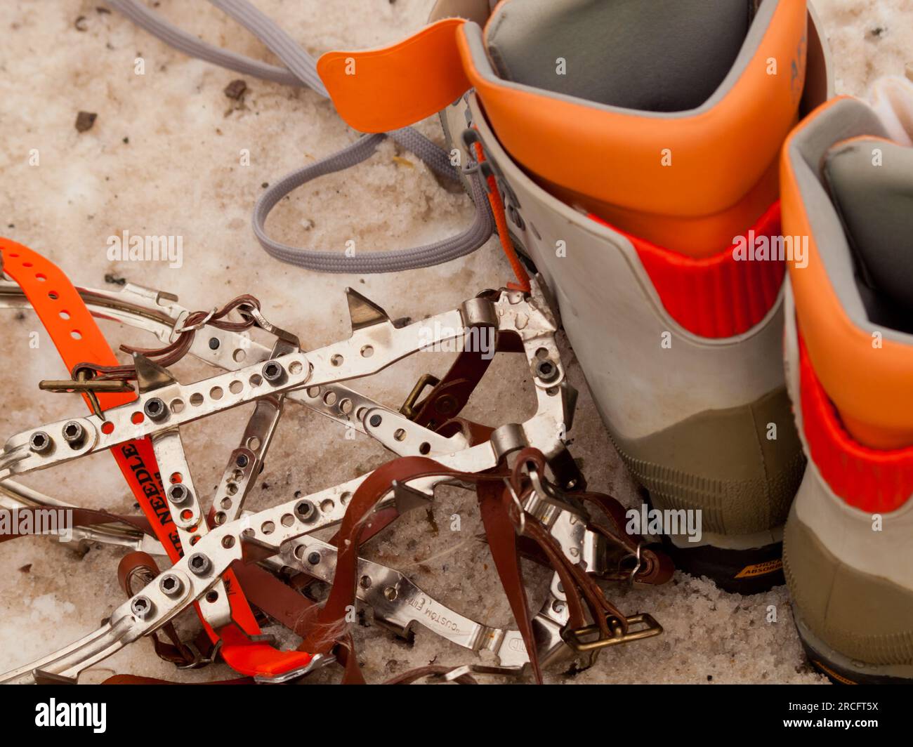 Ice Climbing Gear Stock Photo Alamy