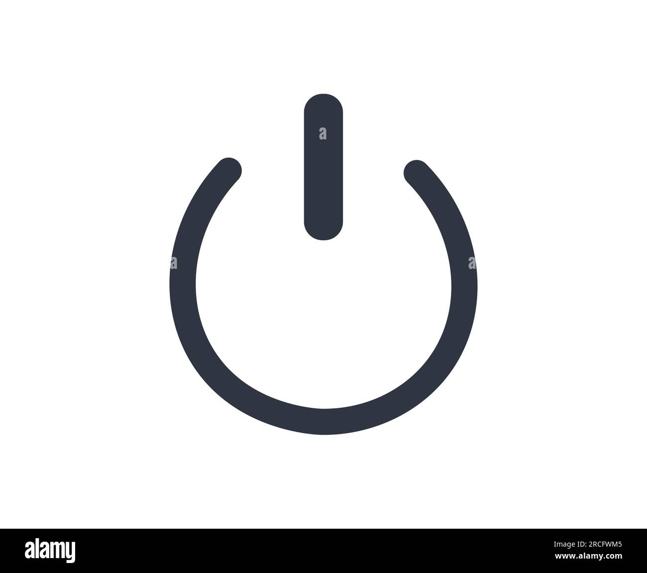 Power Stand By Symbol. Graphical symbols for use on equipment. Stock Vector