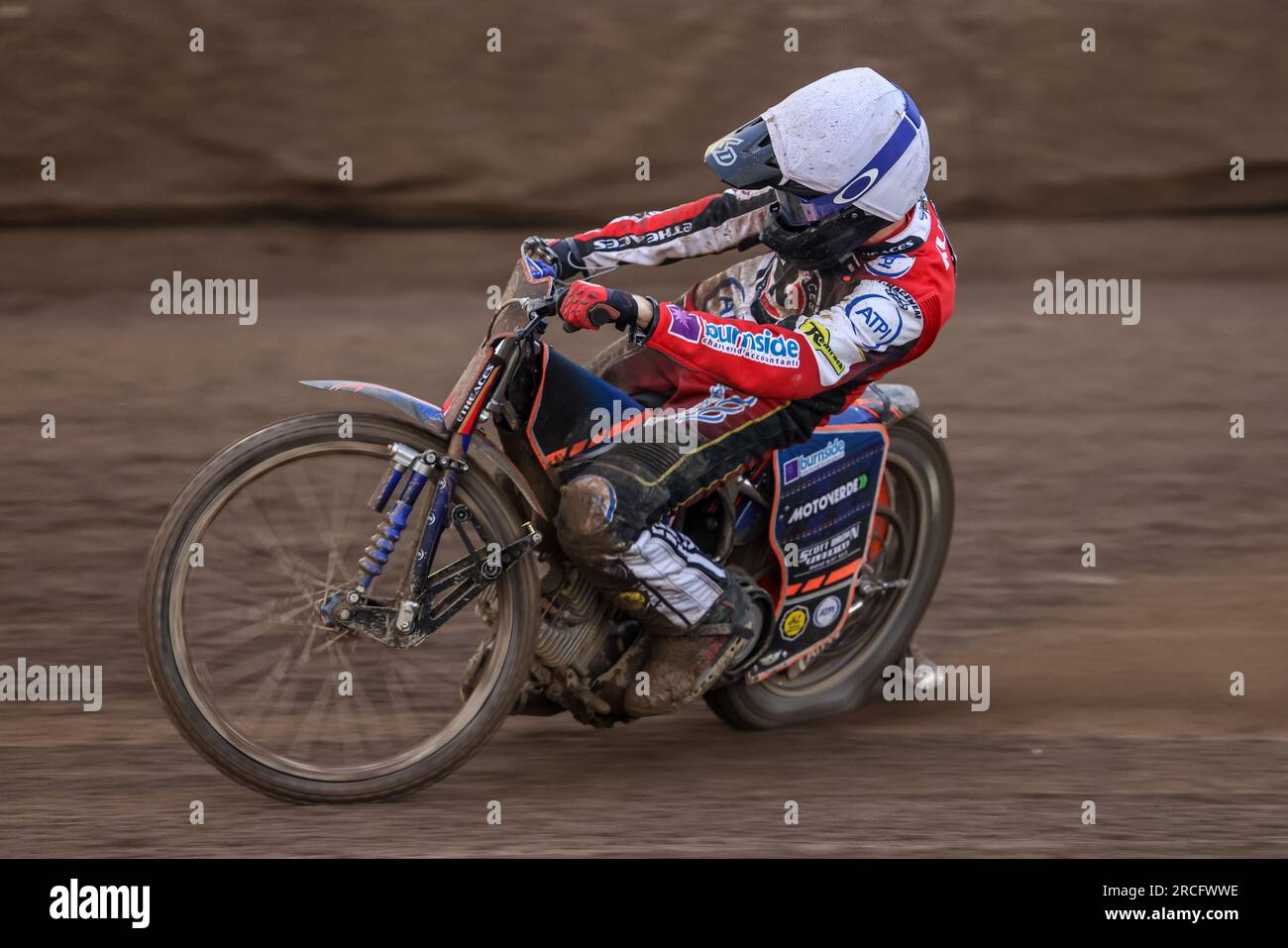 Brady Kurtz - Belle Vue Aces speedway rider. Action portrait Stock ...