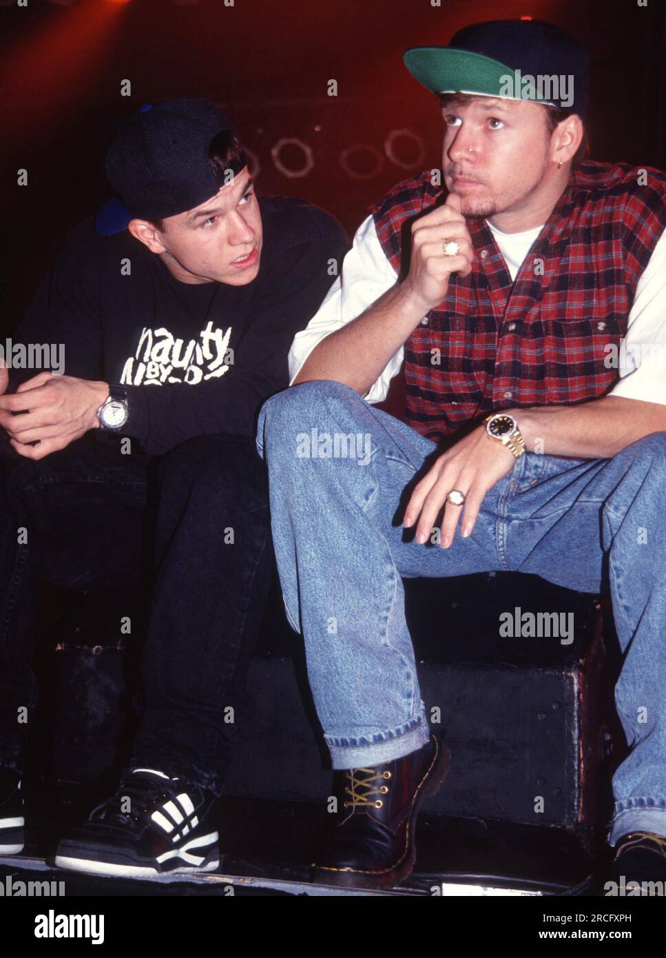 Marky Mark And Donnie Wahlberg