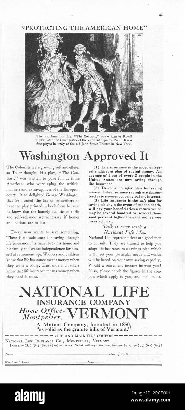 Vintage Time Magazine 6 July 1936 Issue Advert, USA Stock Photo