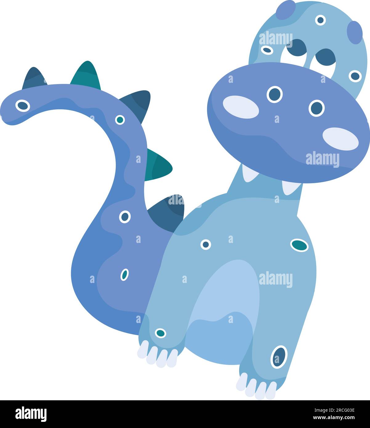 Isolated colored cute dinosaur character Vector Stock Vector Image ...