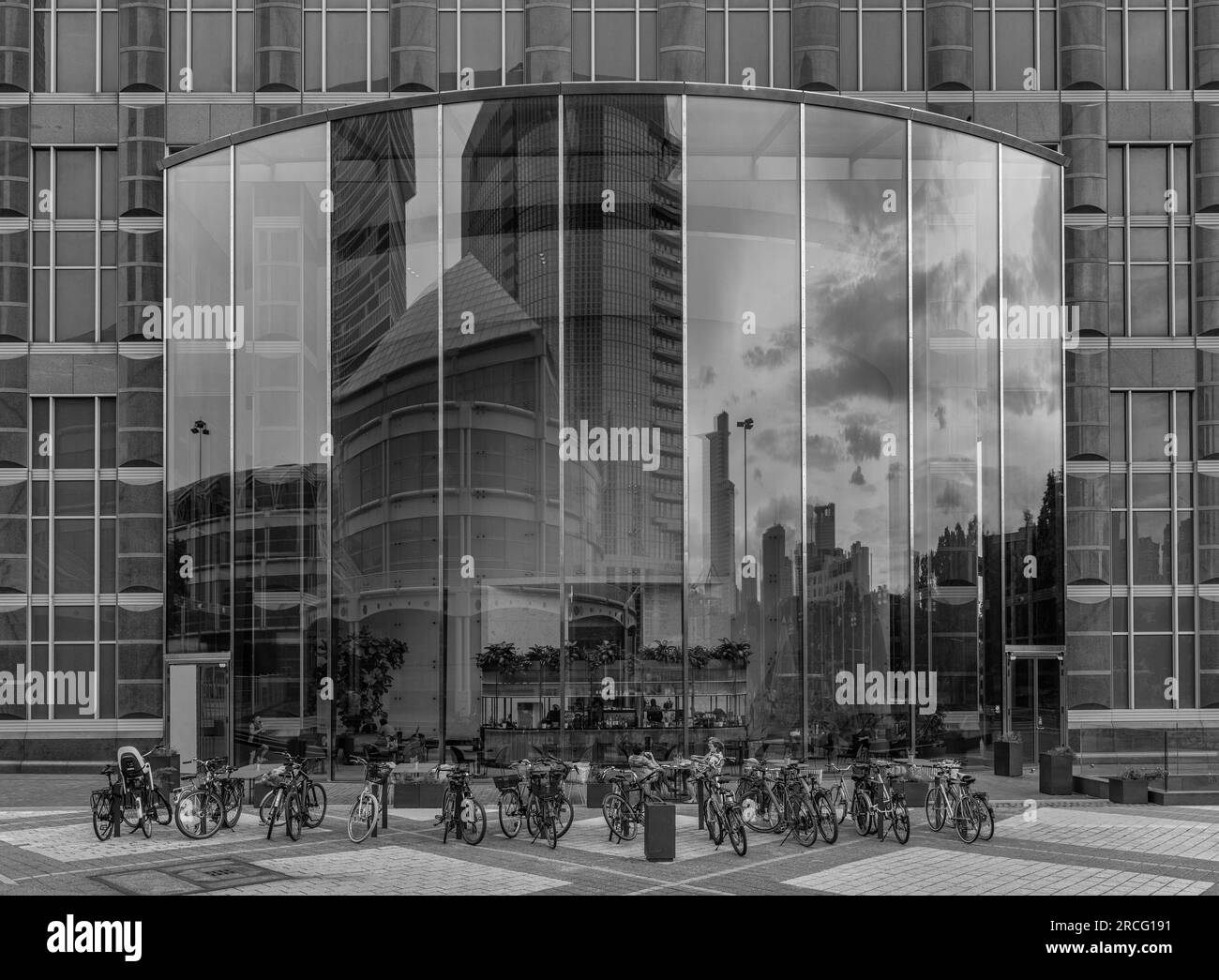 The messeturm Black and White Stock Photos &amp; Images - Alamy