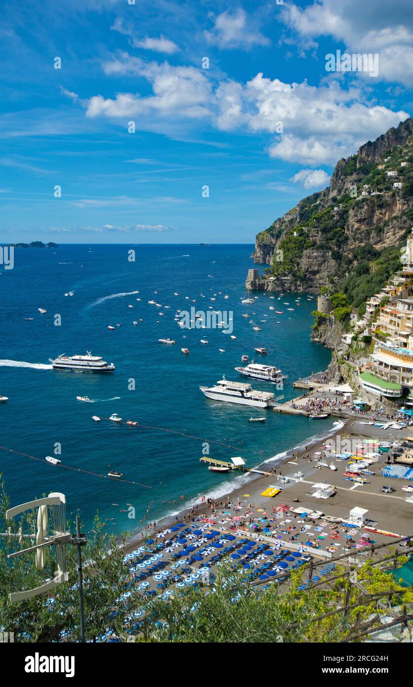Azamara Cruise ITALY Positano Stock Photo