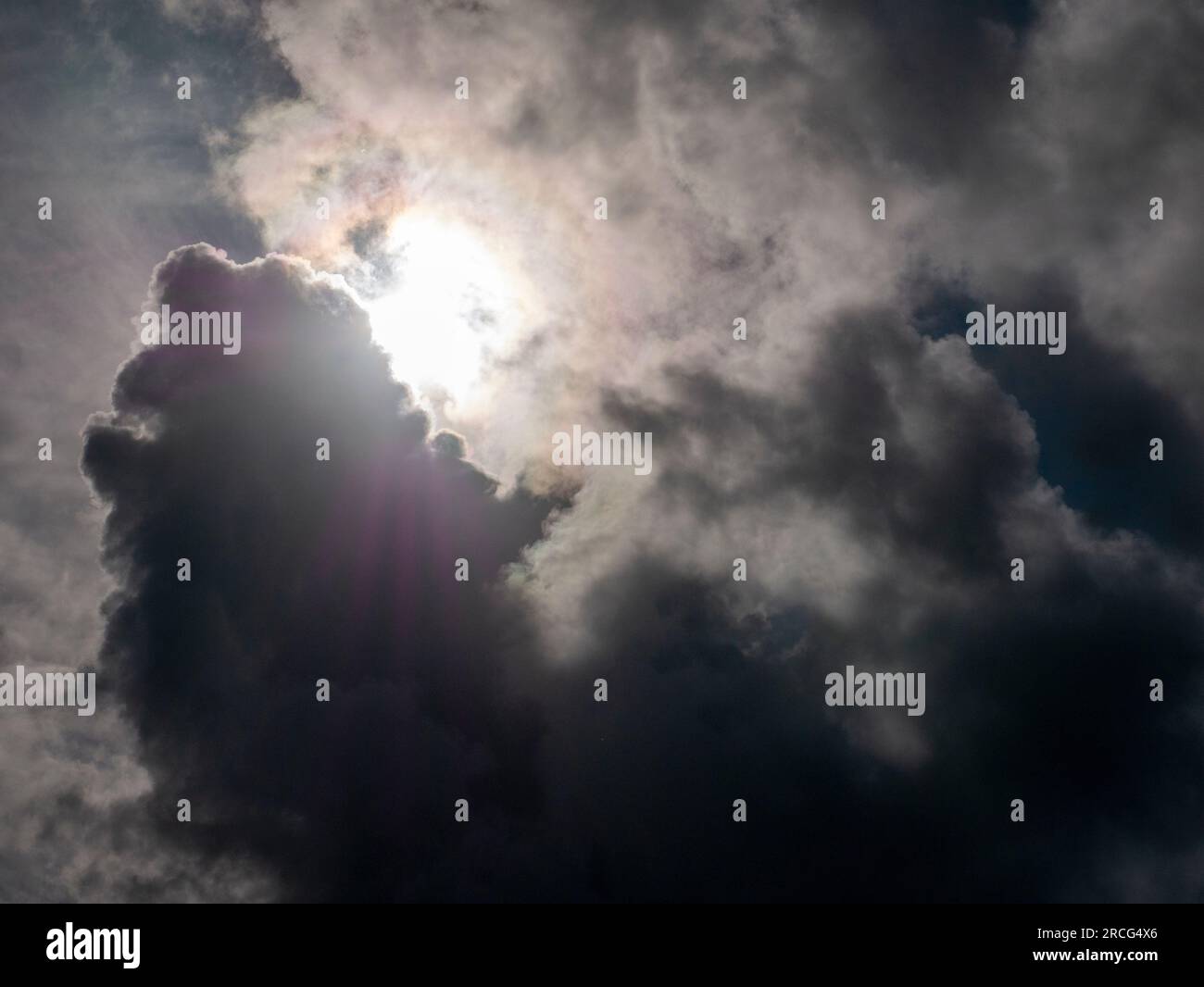 Dark clouds in the stormy sunset sky background, beautiful heaven photo ...