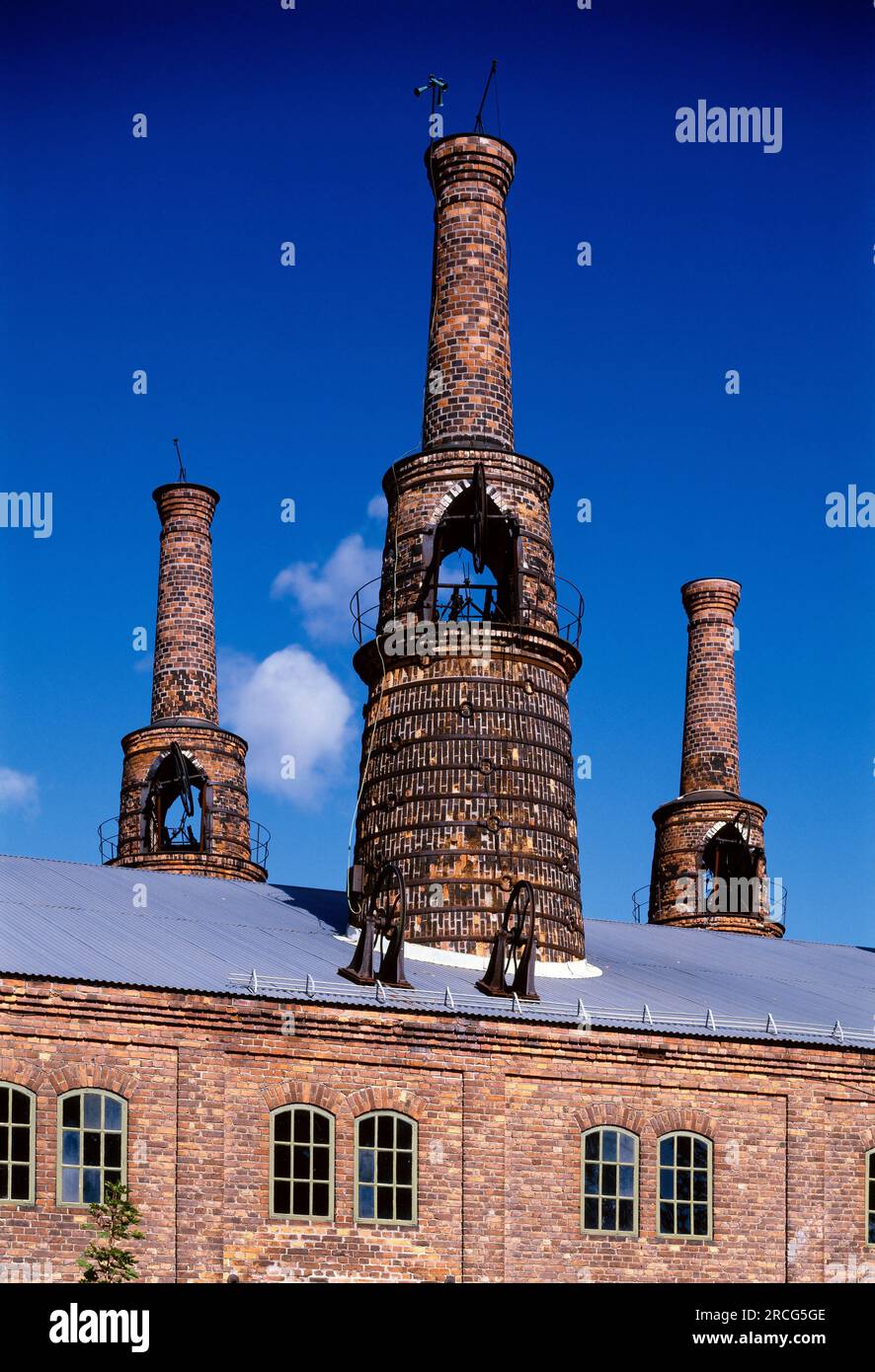 Iron works, Gavle, Sweden Stock Photo