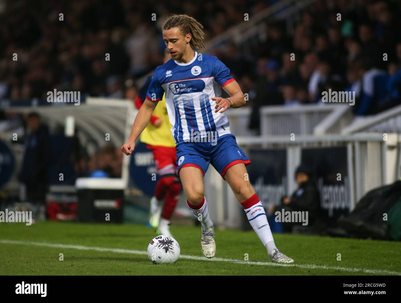 Hartlepool United's Kieran Burton during the Vanarama National League match  between Altrincham and Hartlepool United at