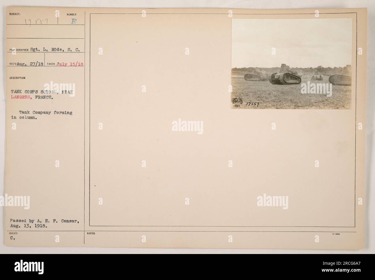Langres tank formation hi-res stock photography and images - Alamy