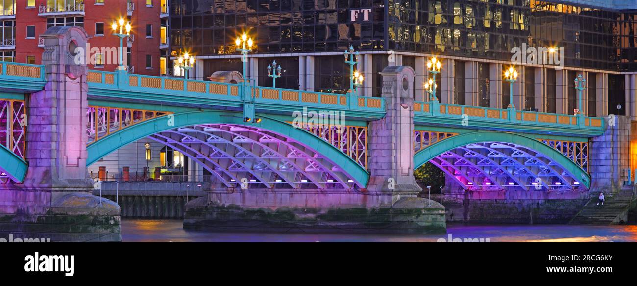 Southwark Bridge, London, England, UK Stock Photo