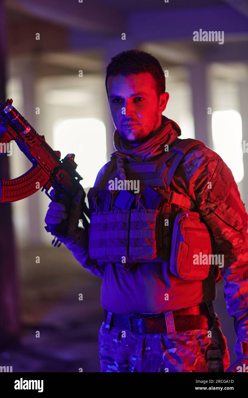 A professional soldier undertakes a perilous mission in an abandoned