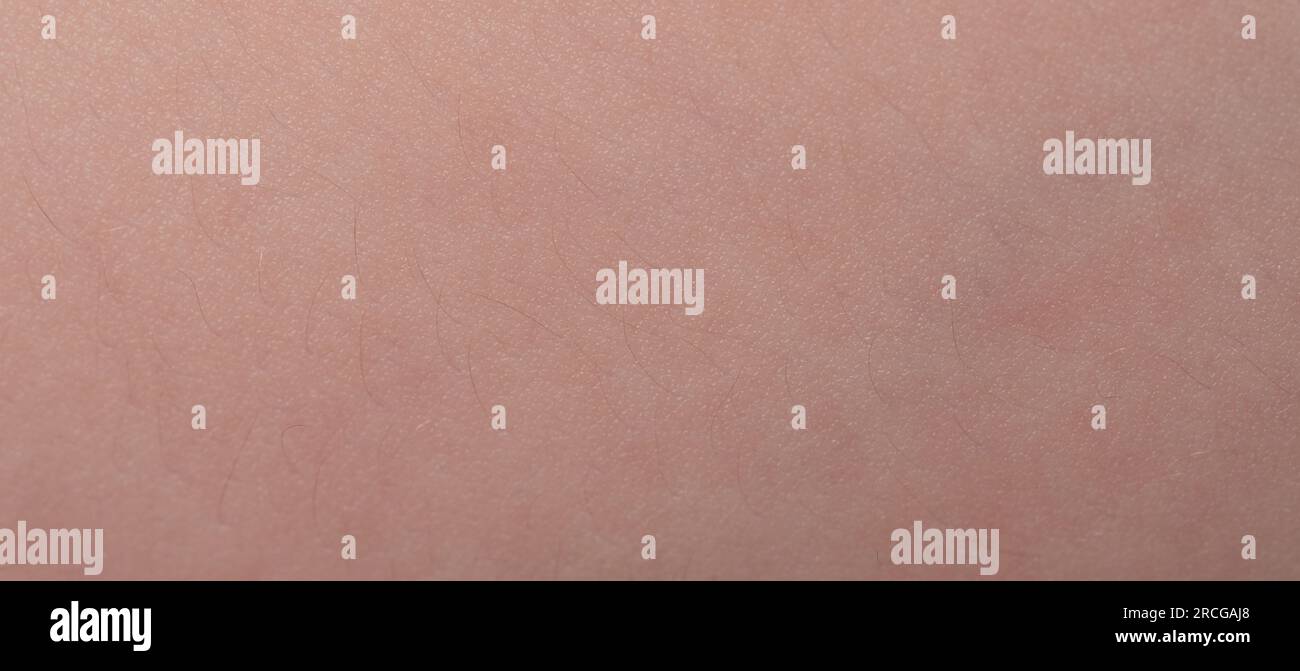 Macro of baby skin texture with small dark hair Stock Photo - Alamy