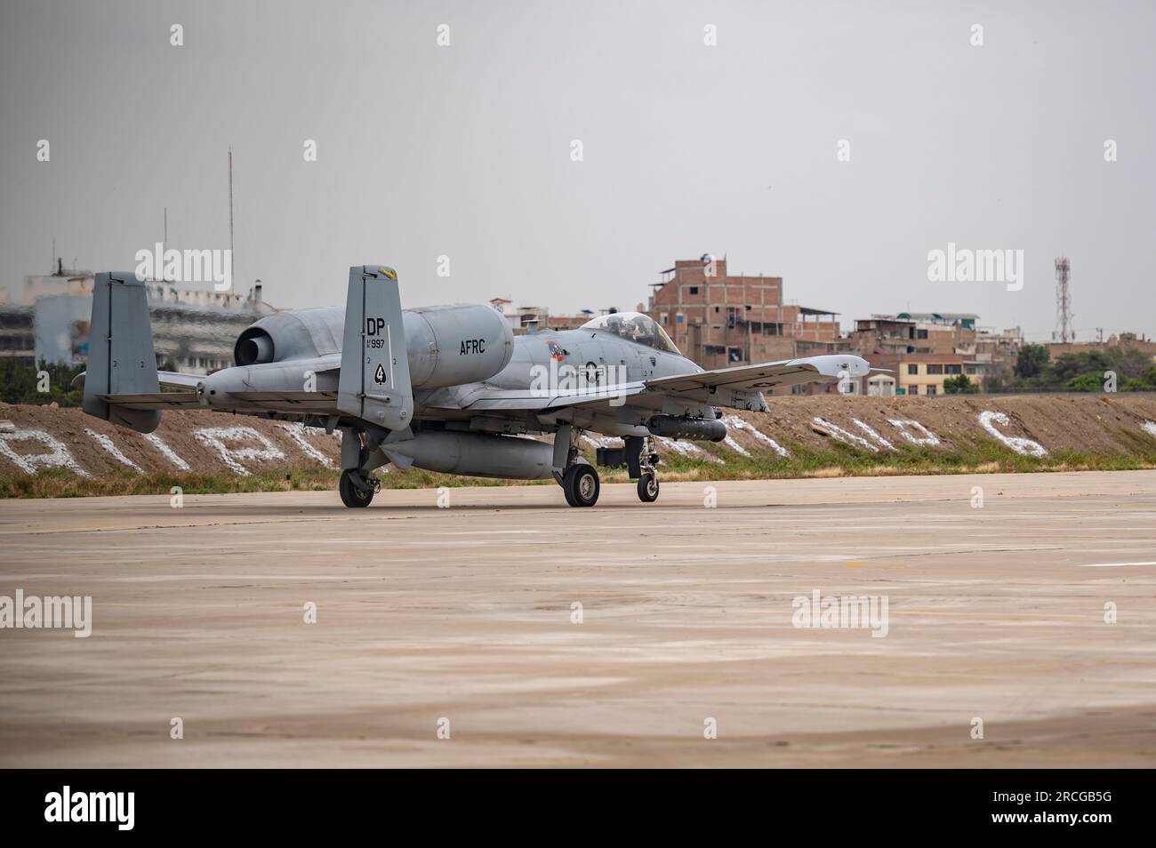 A U.S. Air Force A10 Thunderbolt II from the 75th Fighter Squadron