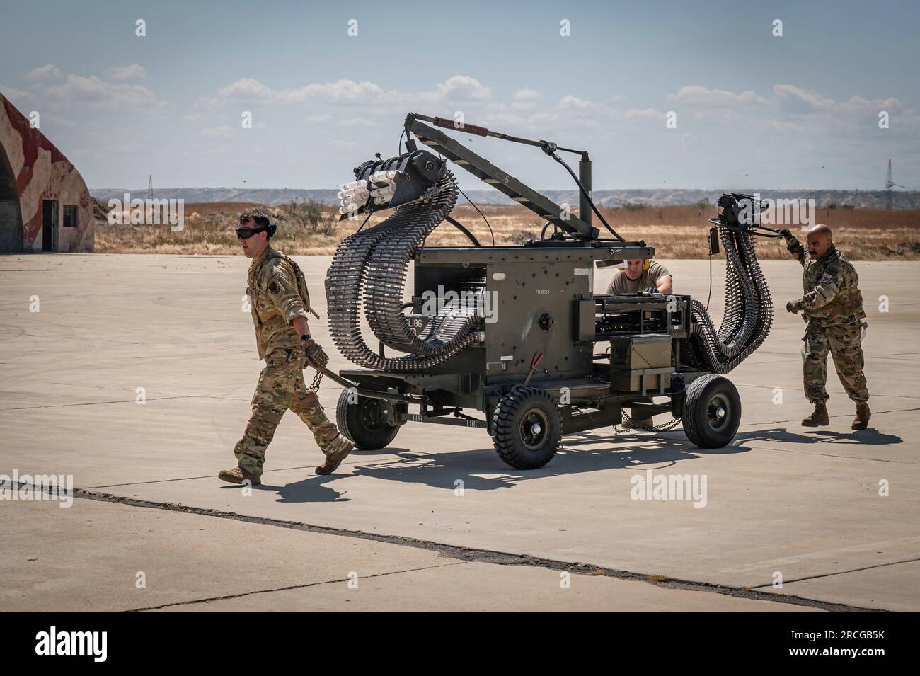 U.S. Air Force Reserve armament systems specialists with the 23d
