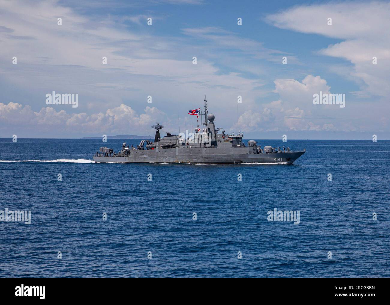 GULF OF THAILAND June 29 2023 The Royal Thai Navy Warship HTMS gulf-of-thailand-june-29-2023-the-royal-thai-navy-warship-htms