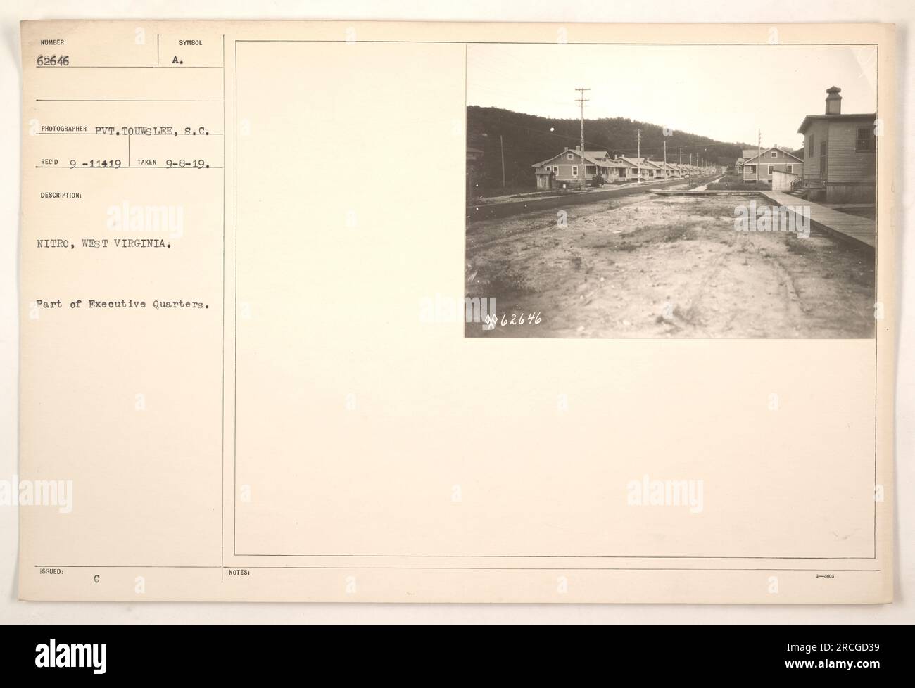 "Executive Quarters in Nitro, West Virginia. This photograph was taken