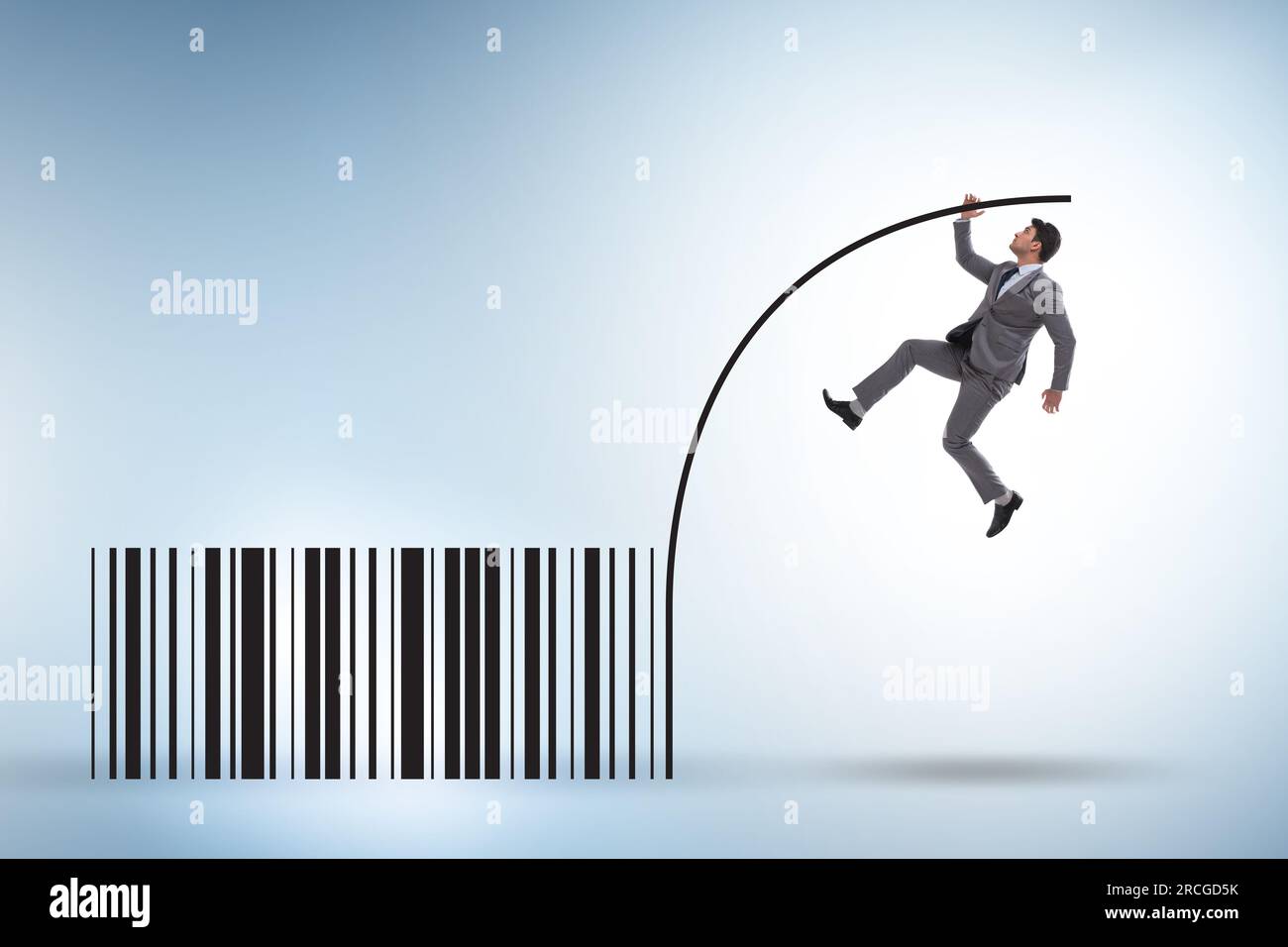Businessman scanning qr code hi-res stock photography and images - Alamy