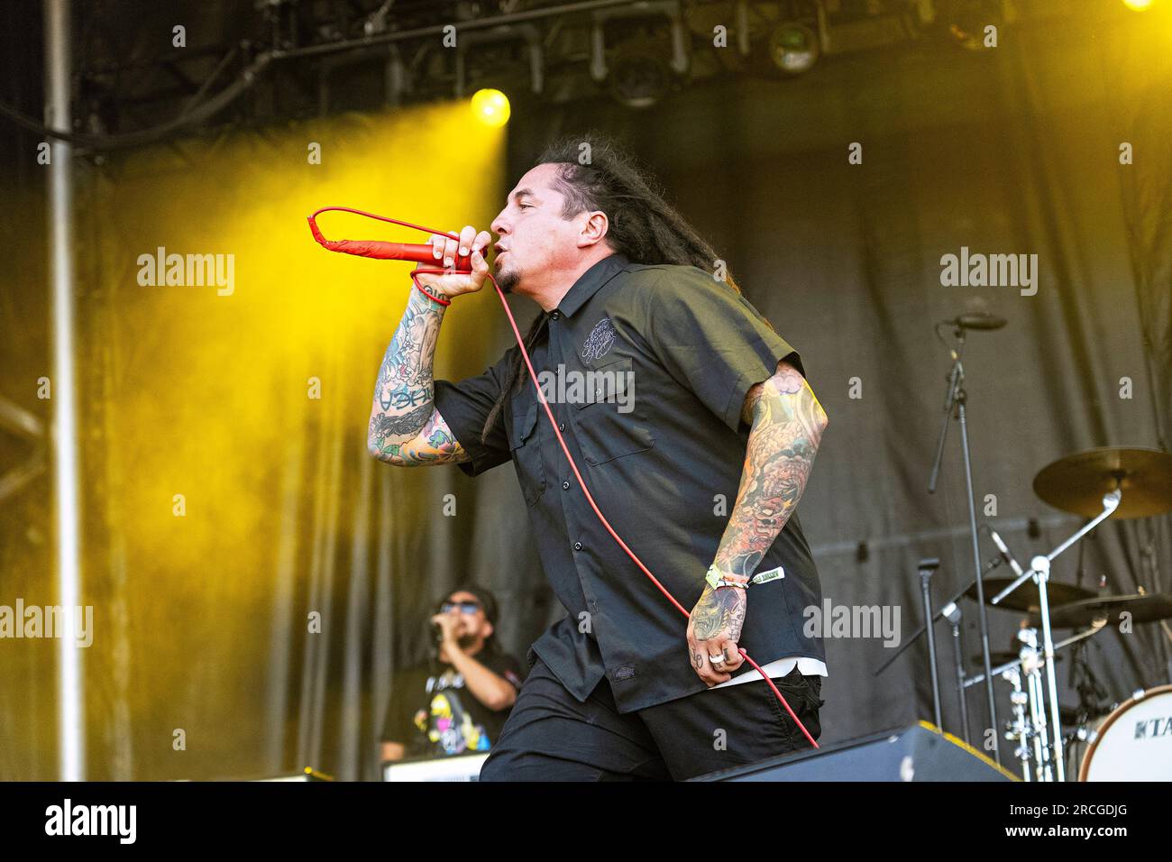 Sonny Sandoval of P.O.D. performs at Inkcarceration Music and Tattoo ...