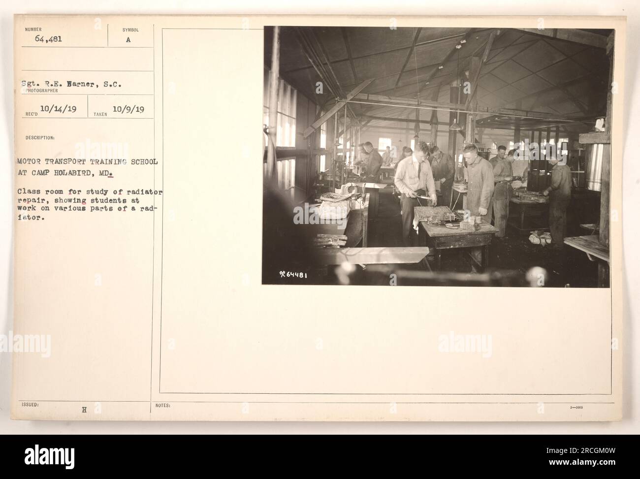 Camp holabird training hi-res stock photography and images - Alamy