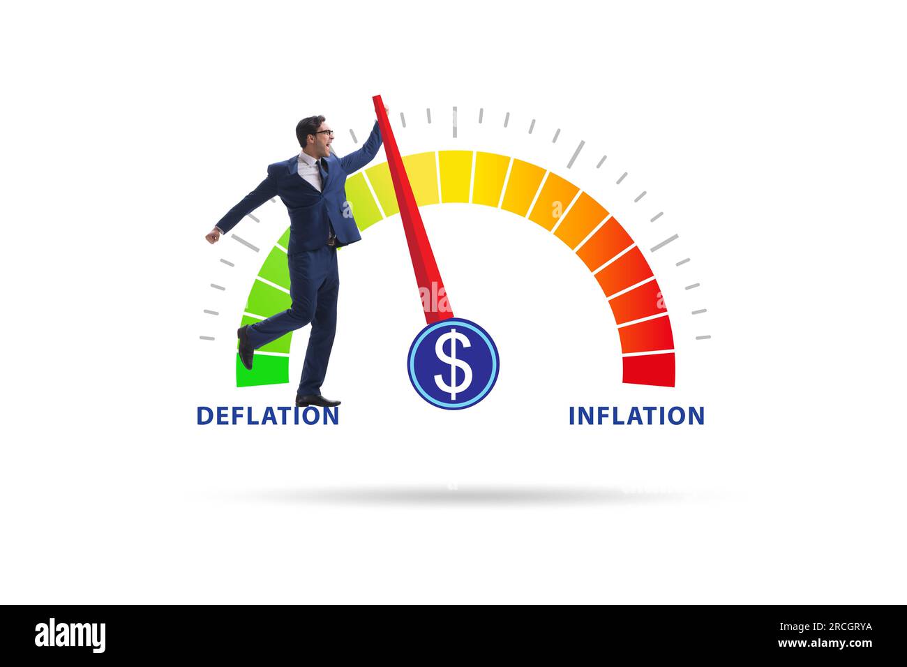 Rising debt inflation economic Cut Out Stock Images & Pictures - Alamy