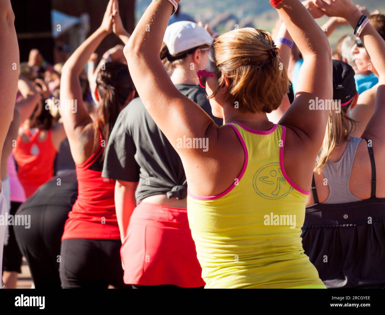 Red Rocks Rave Fit Red rocks park and amphitheatre concert hi-res stock photography and ...