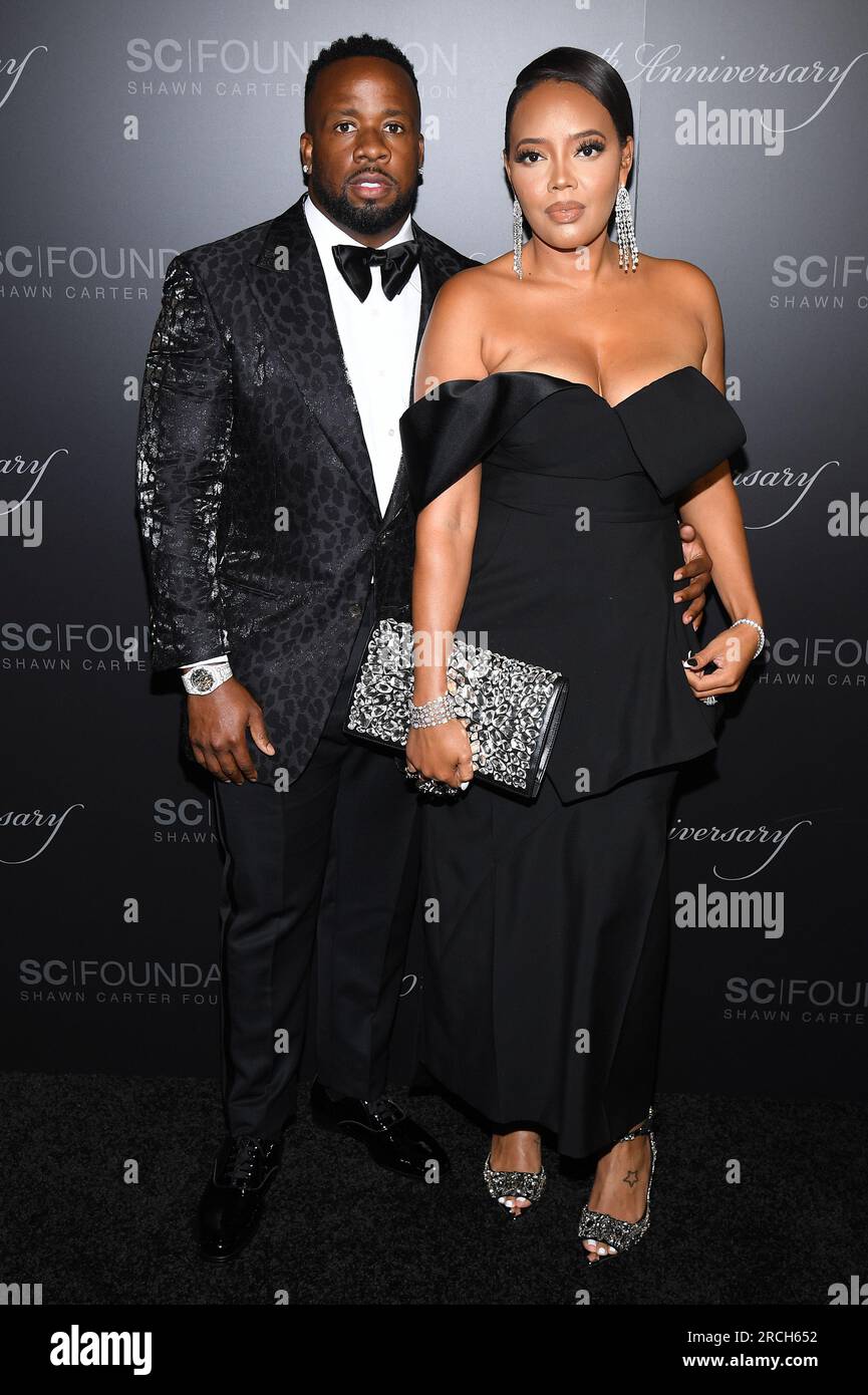 New York, USA. 14th July, 2023. (L-R) Yo Gotti and Angela Simmons ...