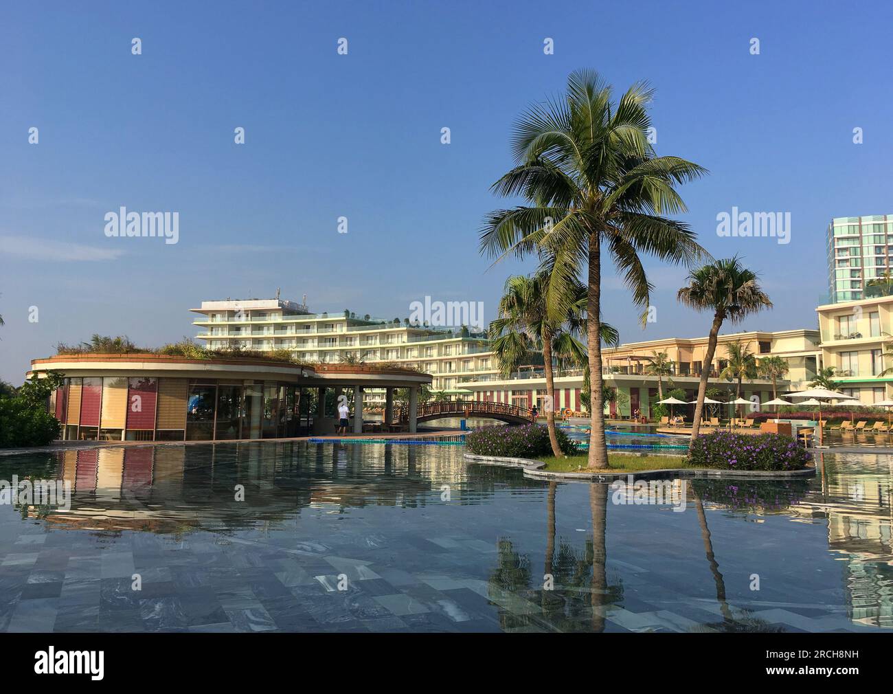 Khu nghỉ dưỡng và bất động sản FLC Sầm Sơn Thanh Hóa. FLC Resort & Real Estate in Sam Son Thanh Hoa Stock Photo
