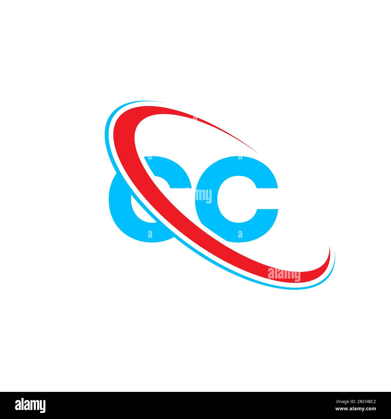 CC C C letter logo design. Initial letter CC linked circle upercase ...