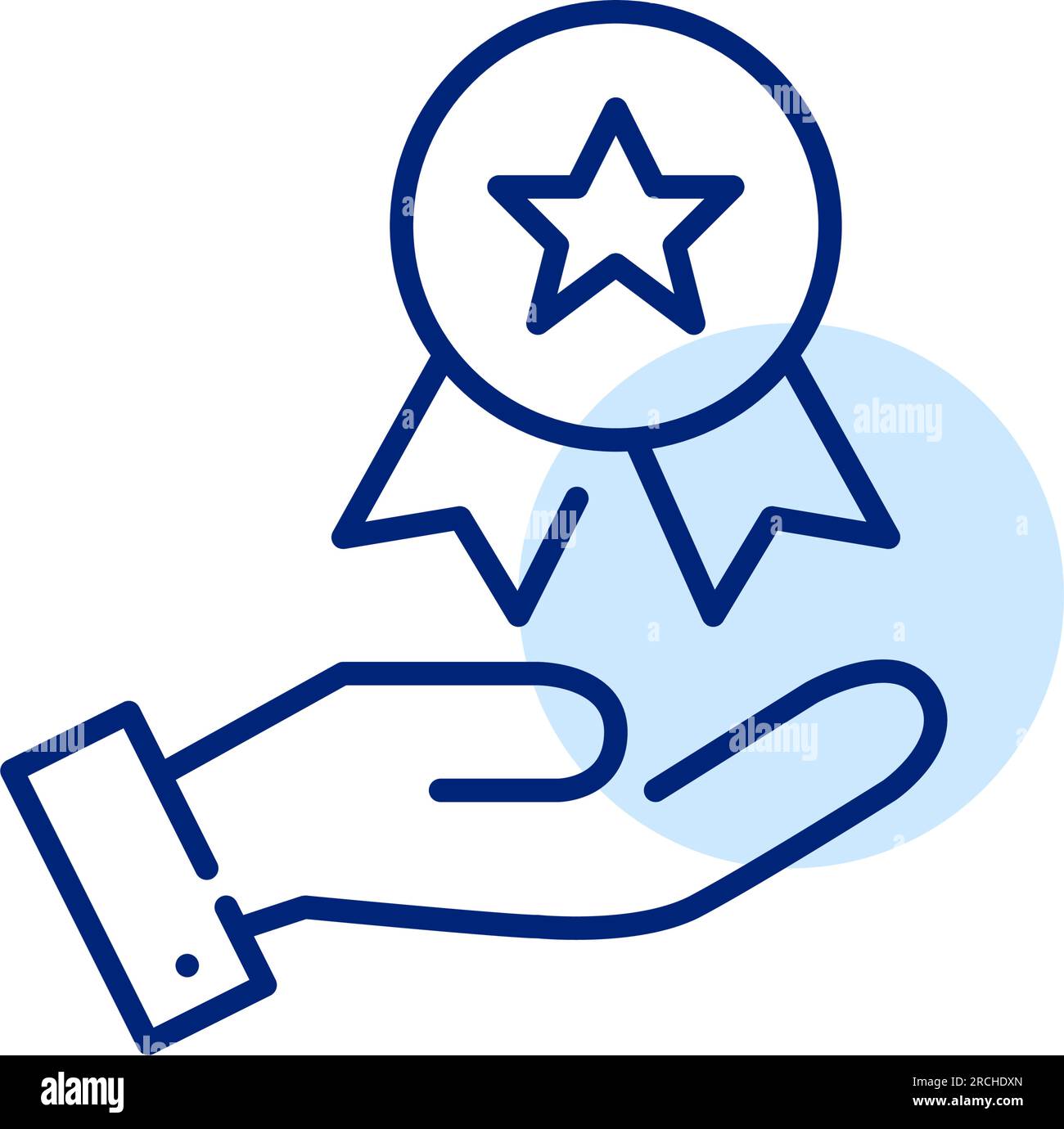 Winner medal ribbon in Stock Vector Images - Alamy