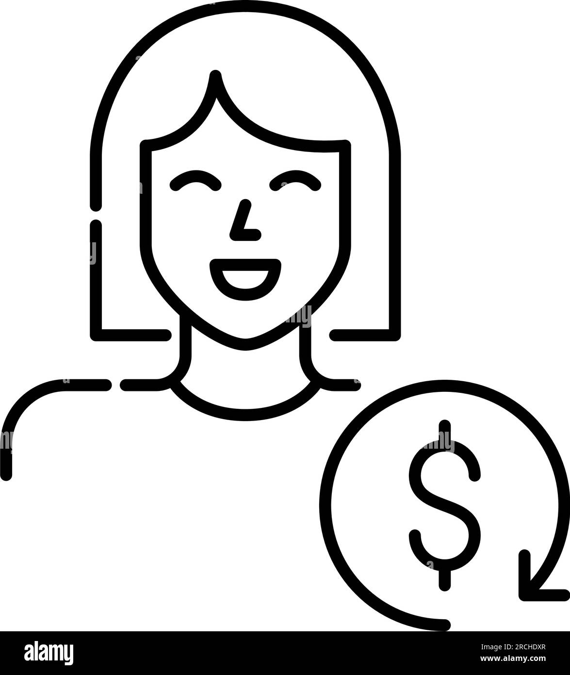 Happy customer participating in loyalty rewards program. Smiling girl