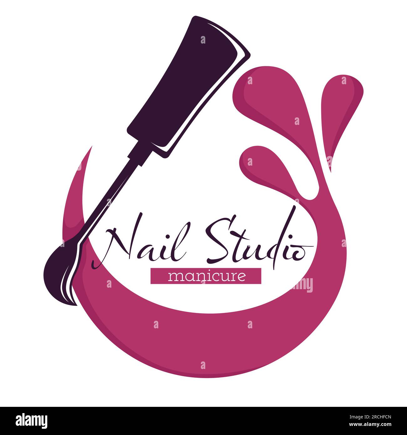 Nail Salon Treat Vector Concept Color Graphic by stockvectorwin · Creative  Fabrica