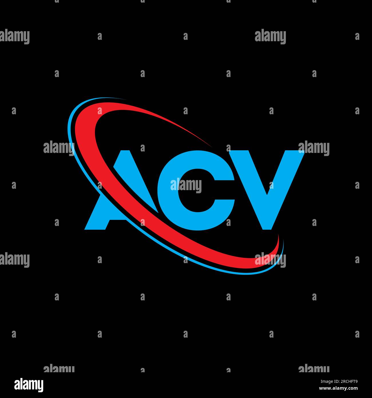 ACV logo. ACV letter. ACV letter logo design. Initials ACV logo linked ...